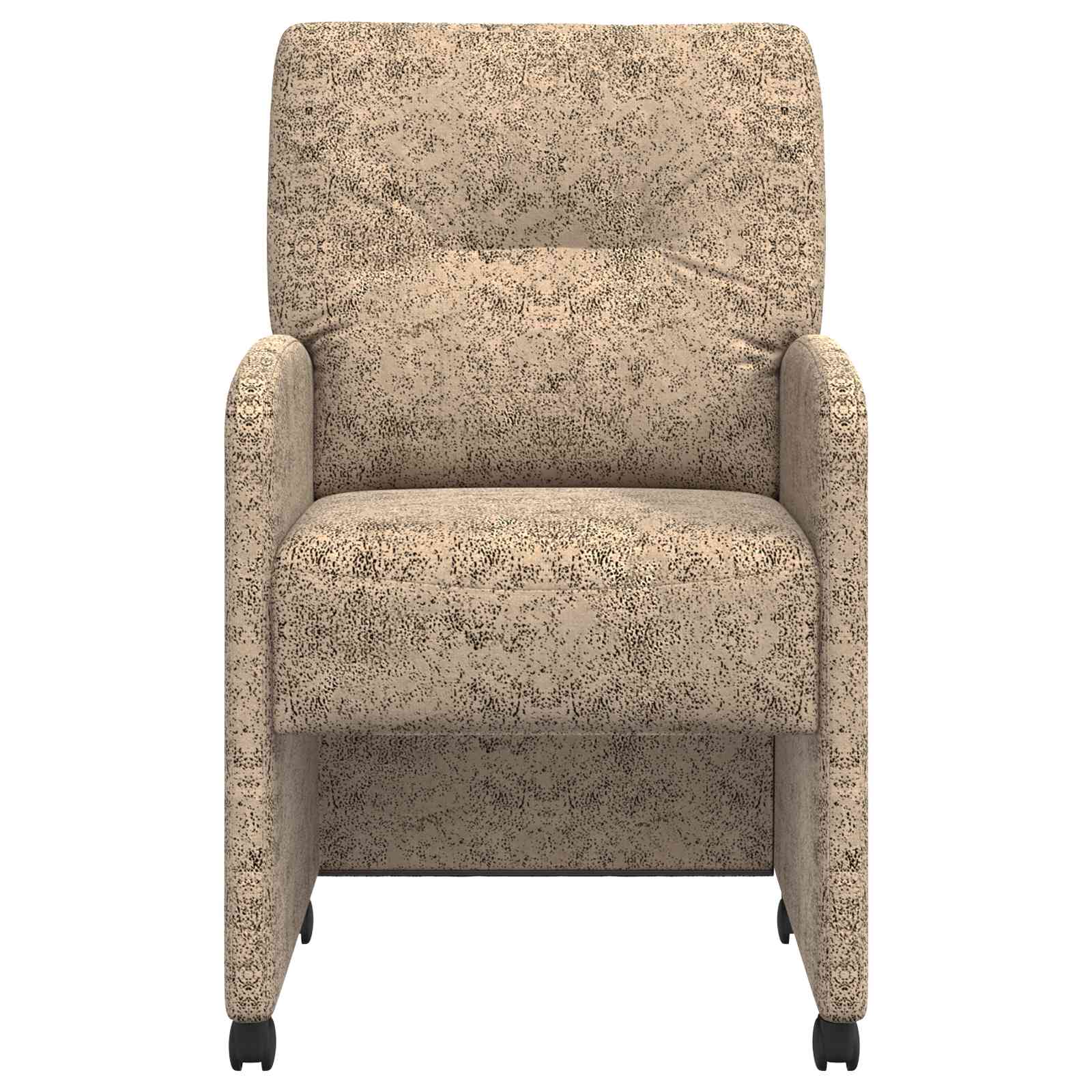 Sedie da Pranzo con Ruote 2 pcs Grigio chiaro 57 x 67 x 95 cm | homemem39