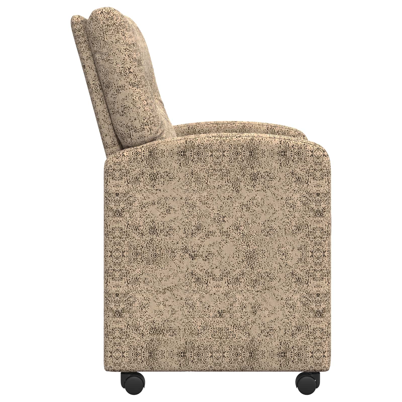Sedie da Pranzo con Ruote 2 pcs Grigio chiaro 57 x 67 x 95 cm | homemem39