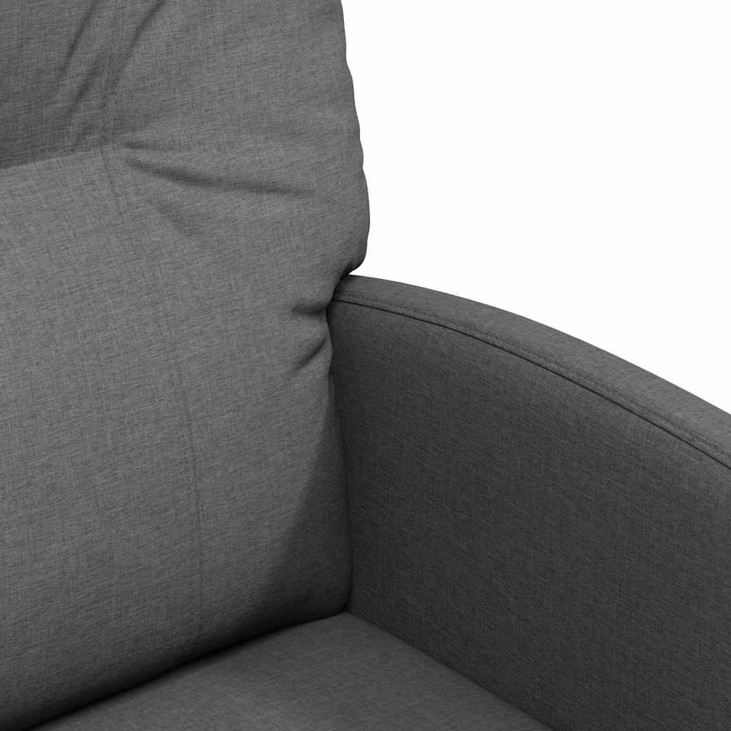 Sedie da Pranzo con Ruote 2 pcs Grigio scuro 57 x 67 x 95 cm