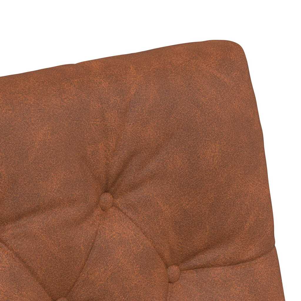 Sedie da Pranzo con Ruote 2 pcs Marrone 58 x 67 x 97 cm