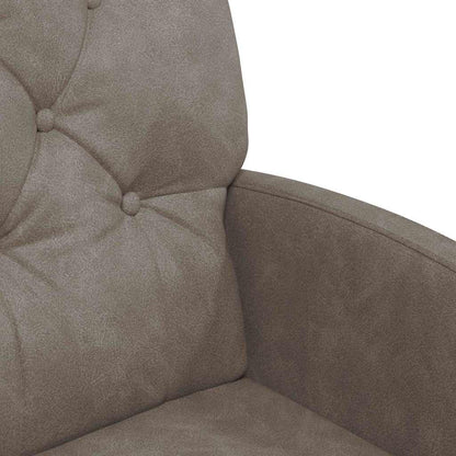 Sedie da Pranzo con Ruote 2 pcs Grigio 58 x 67 x 97 cm