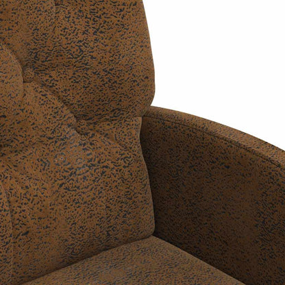 Sedie da Pranzo con Ruote 2 pcs Marrone 58 x 67 x 97 cm