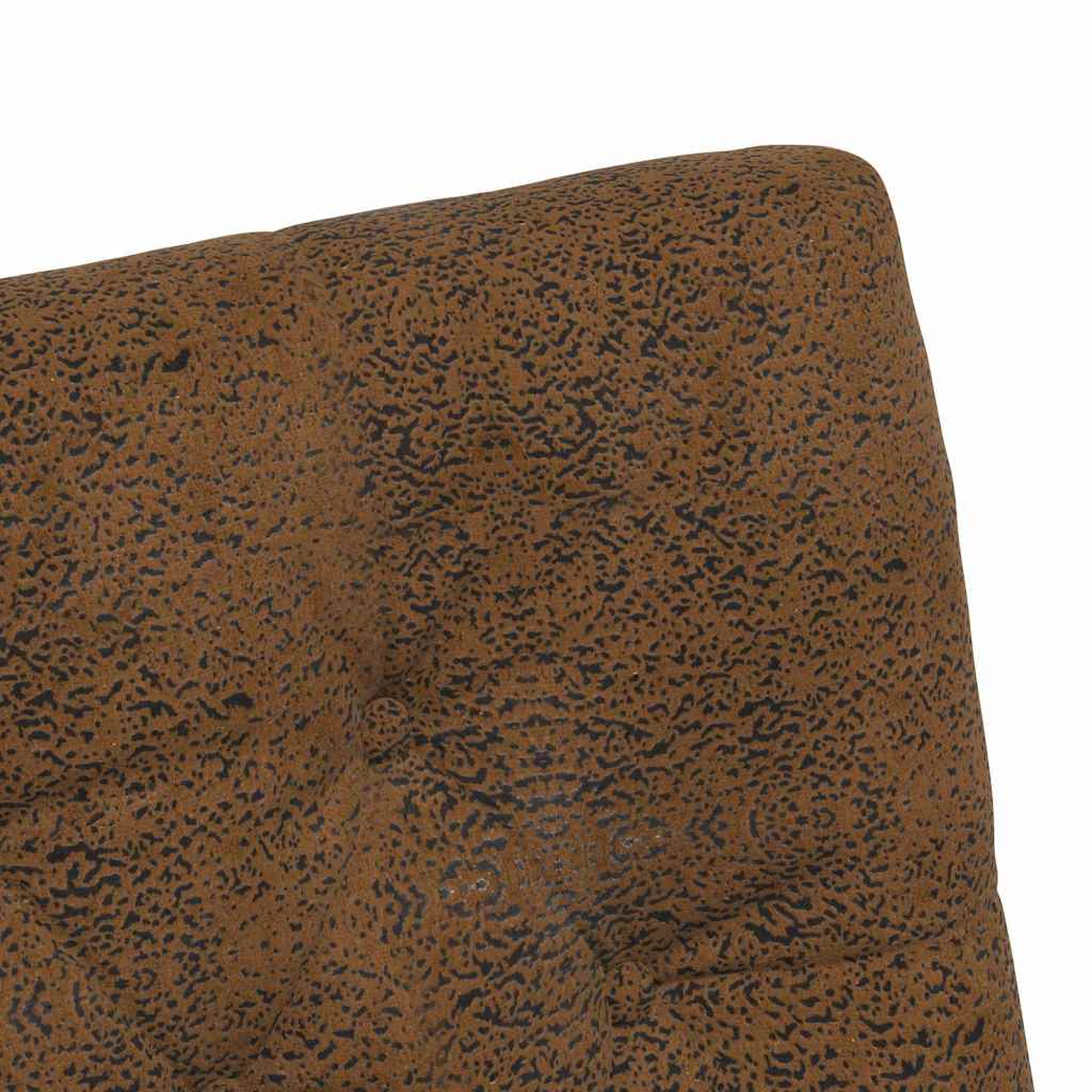 Sedie da Pranzo con Ruote 2 pcs Marrone 58 x 67 x 97 cm