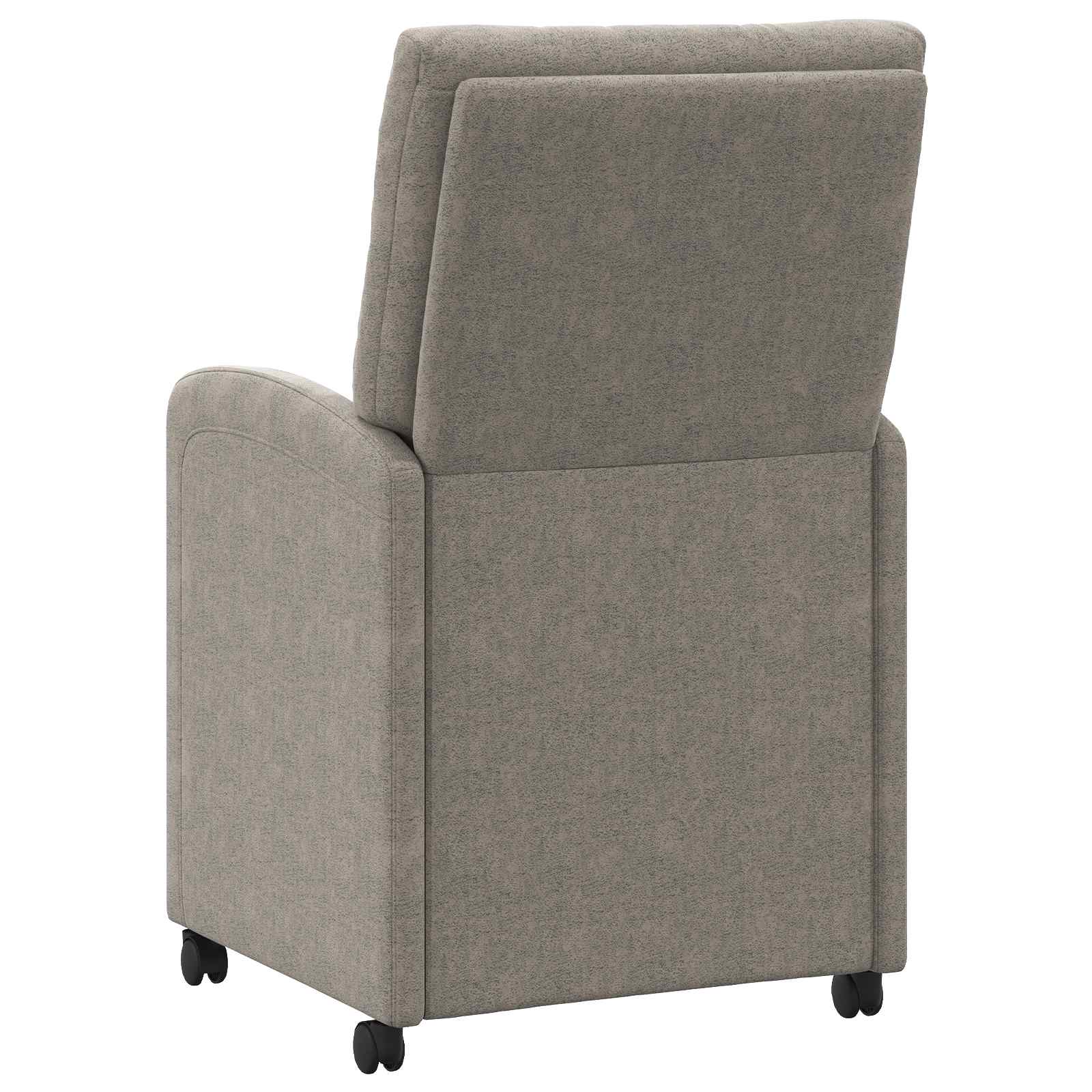 Sedie da Pranzo con Ruote 2 pcs Grigio chiaro 58 x 67 x 97 cm | homemem39