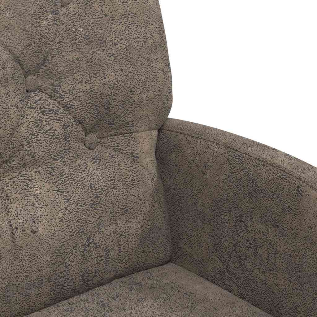 Sedie da Pranzo con Ruote 2 pcs Grigio scuro 58 x 67 x 97 cm