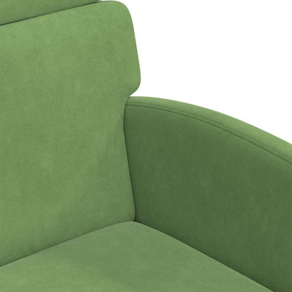 Sedie da Pranzo con Ruote 2 pcs Verde chiaro 58 x 65 x 98 cm