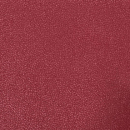 Sedie da Pranzo con Ruote 2 pcs Rosso vino 58 x 65 x 98 cm | homemem39