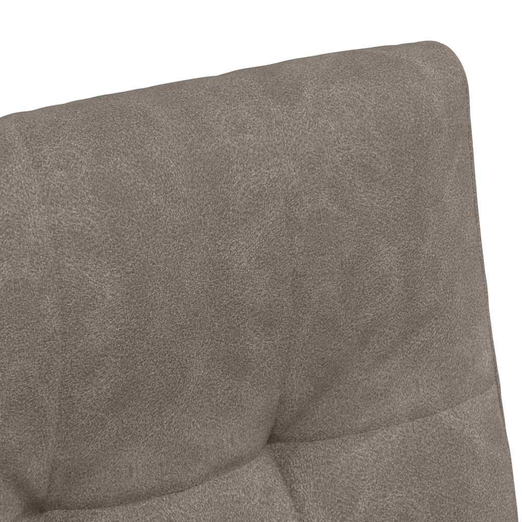 Sedie da Pranzo con Ruote 2 pcs Grigio 58 x 67 x 97 cm