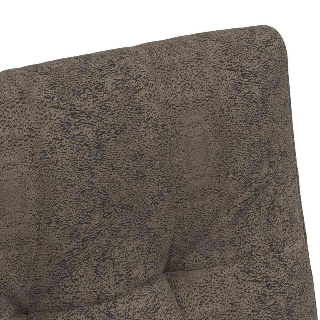 Sedie da Pranzo con Ruote 2 pcs Grigio scuro 58 x 67 x 97 cm