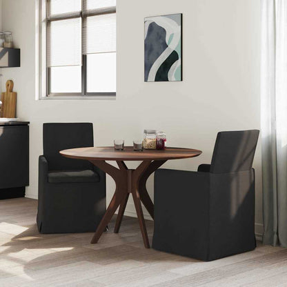 Sedie da pranzo 2 pcs Nero 57 x 67 x 95 cm Tessuto