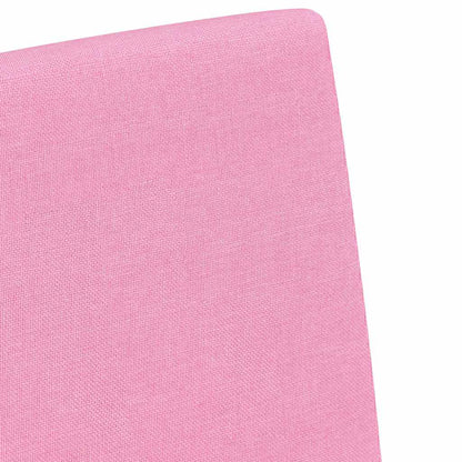 Sedie da pranzo 2 pcs Rosa 57 x 67 x 95 cm Tessuto