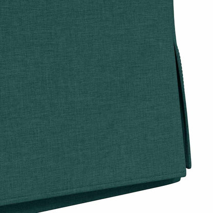 Sedie da pranzo 2 pcs Verde scuro 57 x 67 x 98 cm Tessuto