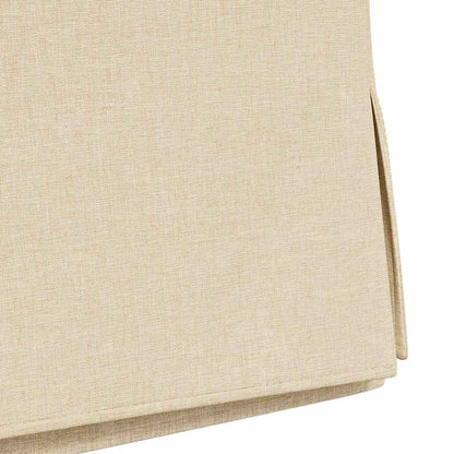 Sedie da pranzo 2 pcs Crema 57 x 67 x 98 cm Tessuto