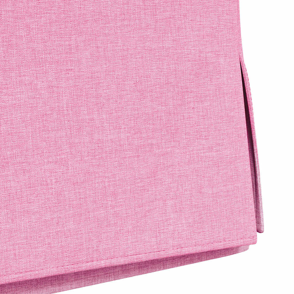 Sedie da pranzo 2 pcs Rosa 57 x 67 x 98 cm Tessuto