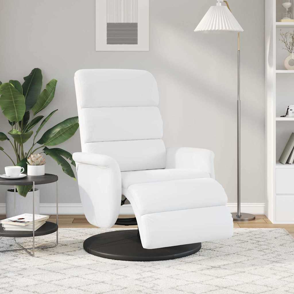 Poltrona reclinabile Bianco 98 x 71 x 106 cm PU | homemem39