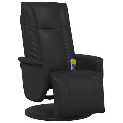 Poltrona reclinabile con massaggio Nero 71 x 90 x 105 cm | homemem39