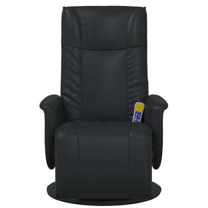 Poltrona reclinabile con massaggio Nero 71 x 90 x 105 cm