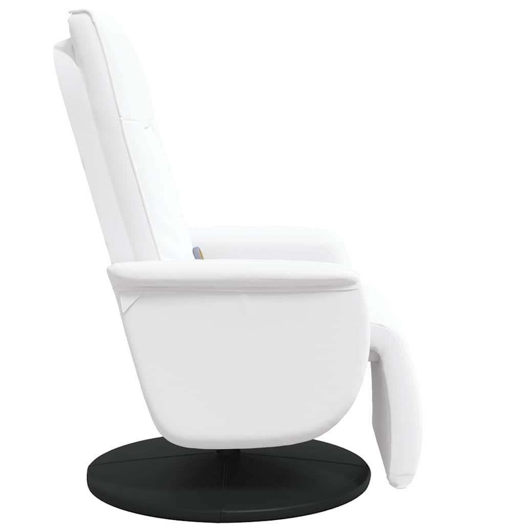 Poltrona reclinabile con massaggio Bianco 71 x 90 x 105 cm | homemem39