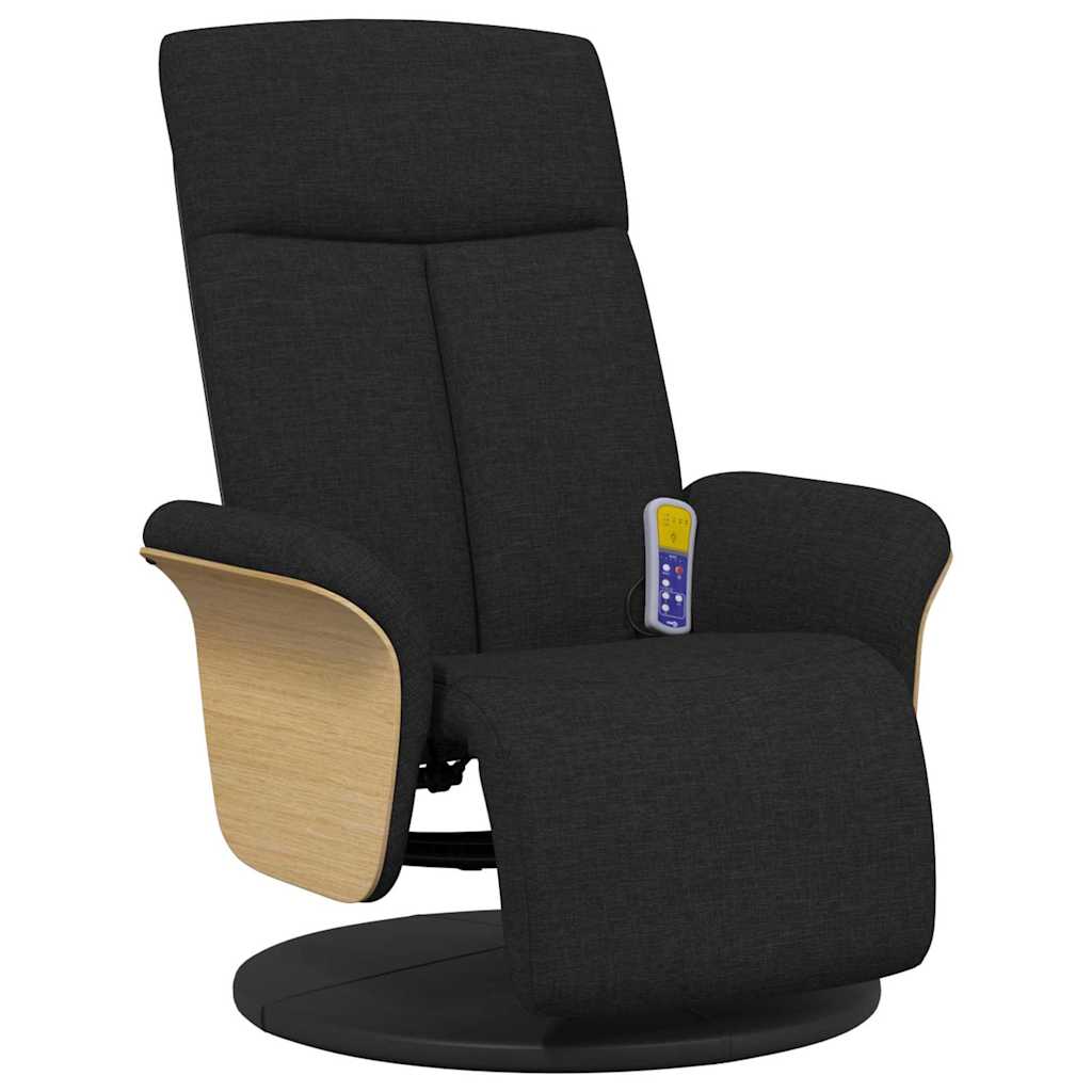 Poltrona Massaggiante Nero 79 x 87 x 104,5 cm Tessuto | homemem39