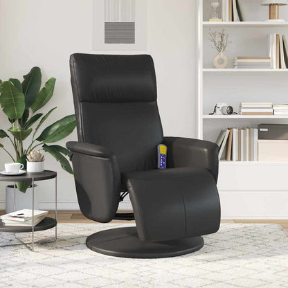 Poltrona Massaggiante Nero 71 x 90 x 105 cm Pelle Sintetica | homemem39