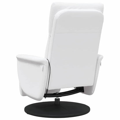 Poltrona Massaggiante Bianco 71 x 90 x 105 cm Pelle Sintetica | homemem39