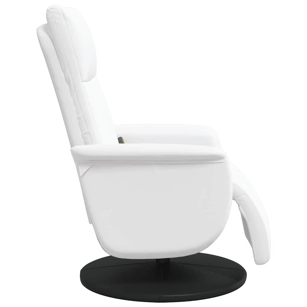 Poltrona Massaggiante Bianco 71 x 90 x 105 cm Pelle Sintetica | homemem39