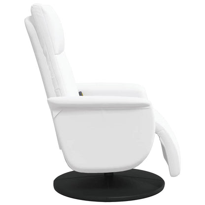 Poltrona Massaggiante Bianco 71 x 90 x 105 cm Pelle Sintetica | homemem39