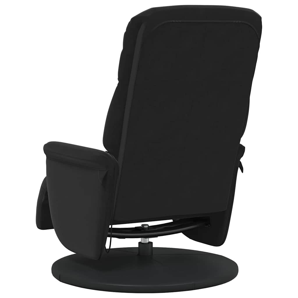 Poltrona Massaggiante Nero 91 x 71 x 105 cm Velluto | homemem39