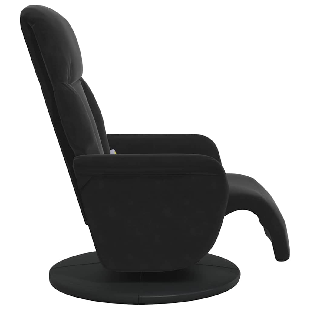 Poltrona Massaggiante Nero 91 x 71 x 105 cm Velluto | homemem39
