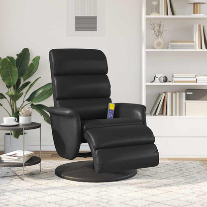 Poltrona Massaggiante Nero 71 x 98 x 106 cm Pelle Sintetica