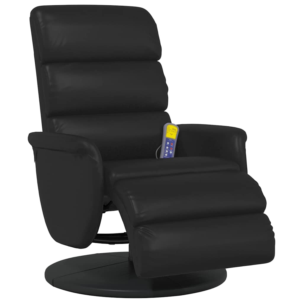 Poltrona Massaggiante Nero 71 x 98 x 106 cm Pelle Sintetica | homemem39