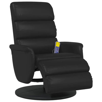Poltrona Massaggiante Nero 71 x 98 x 106 cm Pelle Sintetica | homemem39