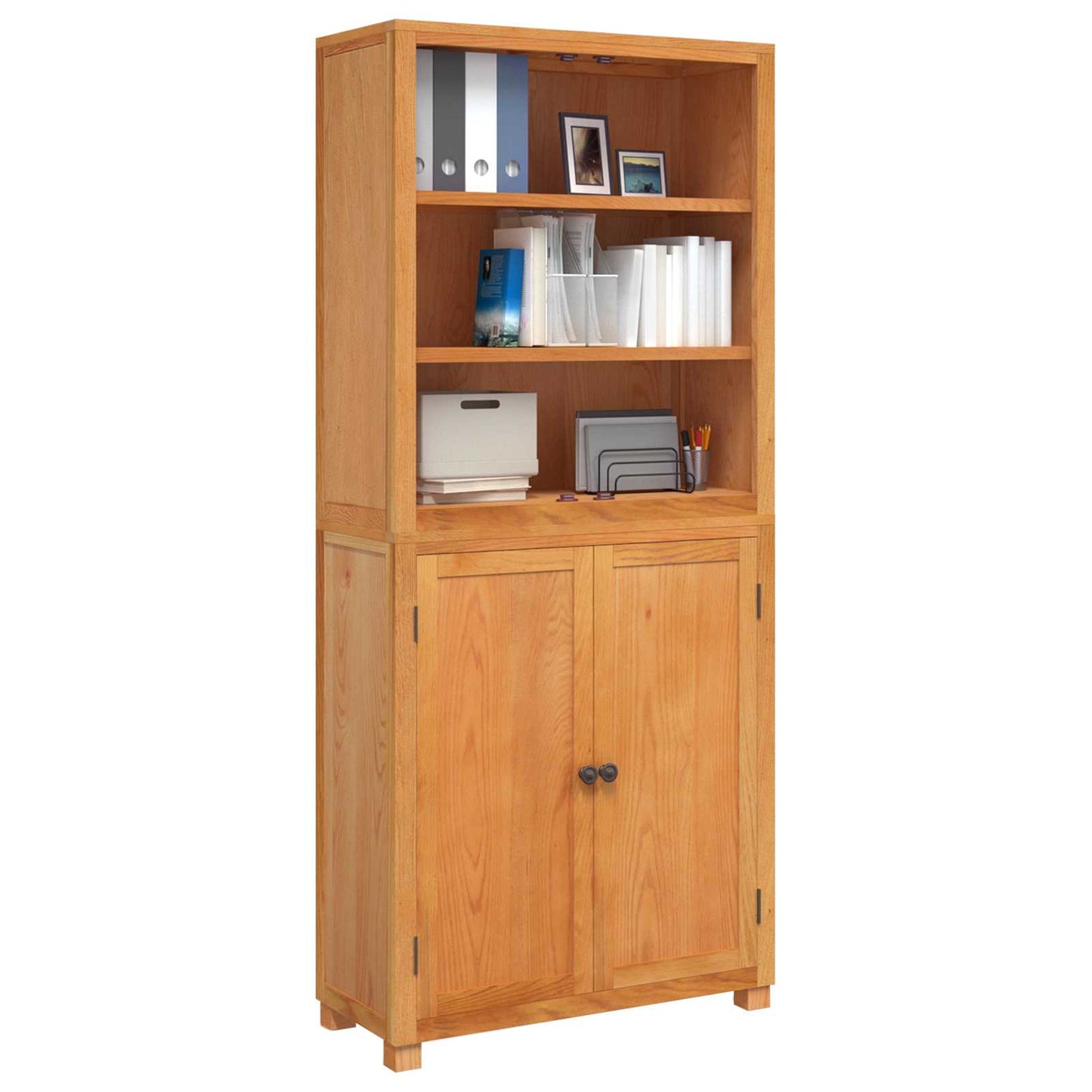 Set di Mobili per Magazzino con porta Marrone Legno multistrato