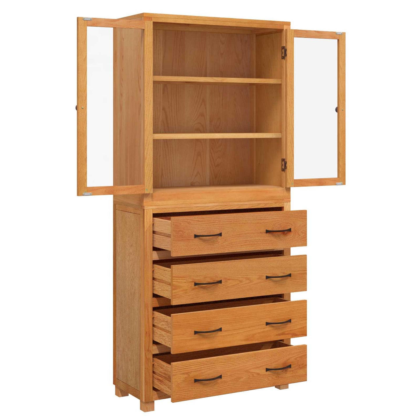 Set di Mobili per Magazzino 2 pz Naturale 80 x 35 x 185 cm