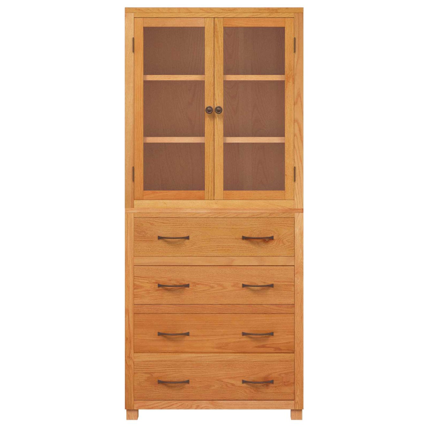 Set di Mobili per Magazzino 2 pz Naturale 80 x 35 x 185 cm
