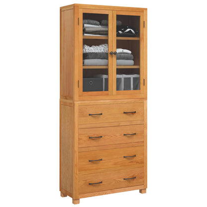 Set di Mobili per Magazzino 2 pz Naturale 80 x 35 x 185 cm
