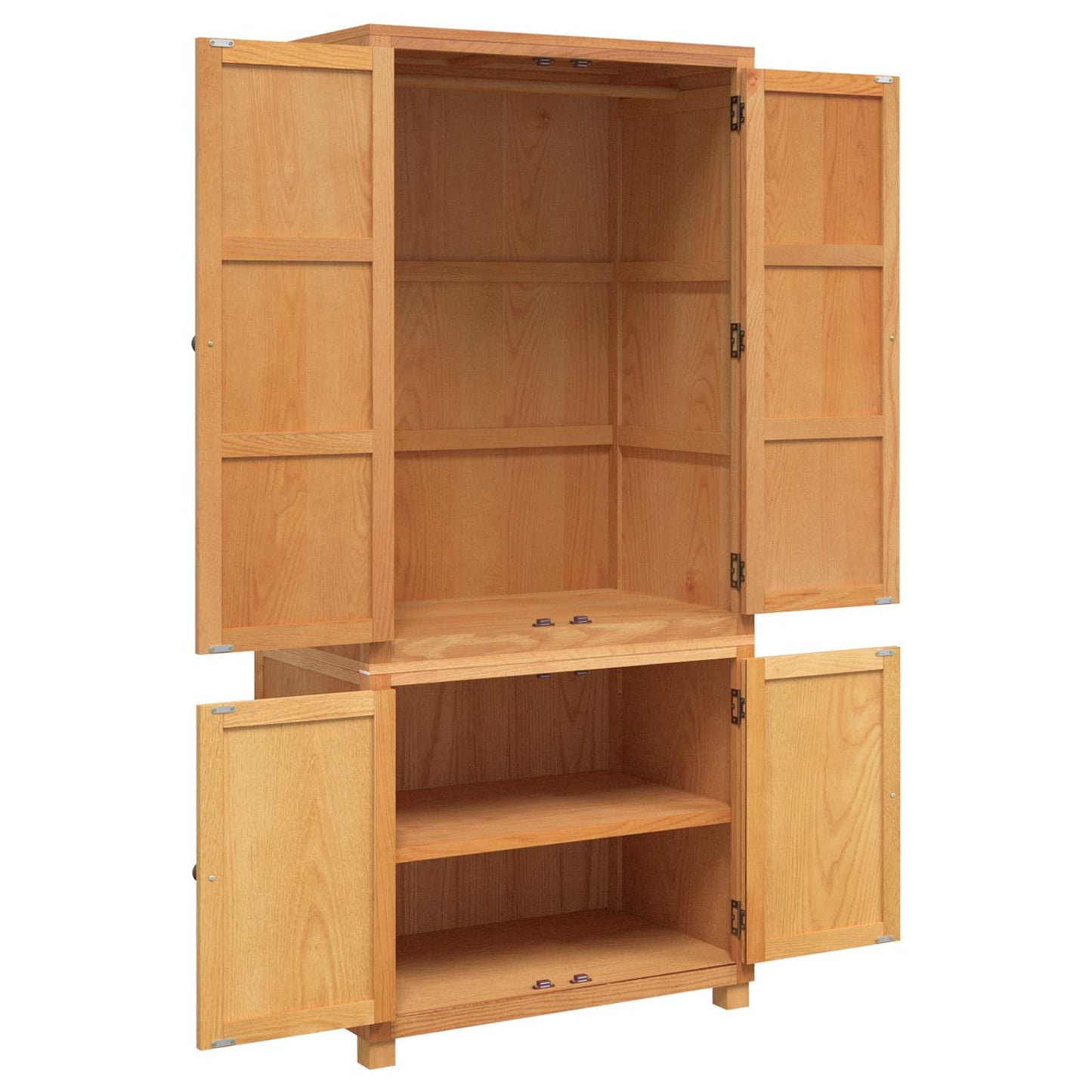 Set di Mobili per Magazzino 2 pz Marrone 80 x 50 x 180 cm