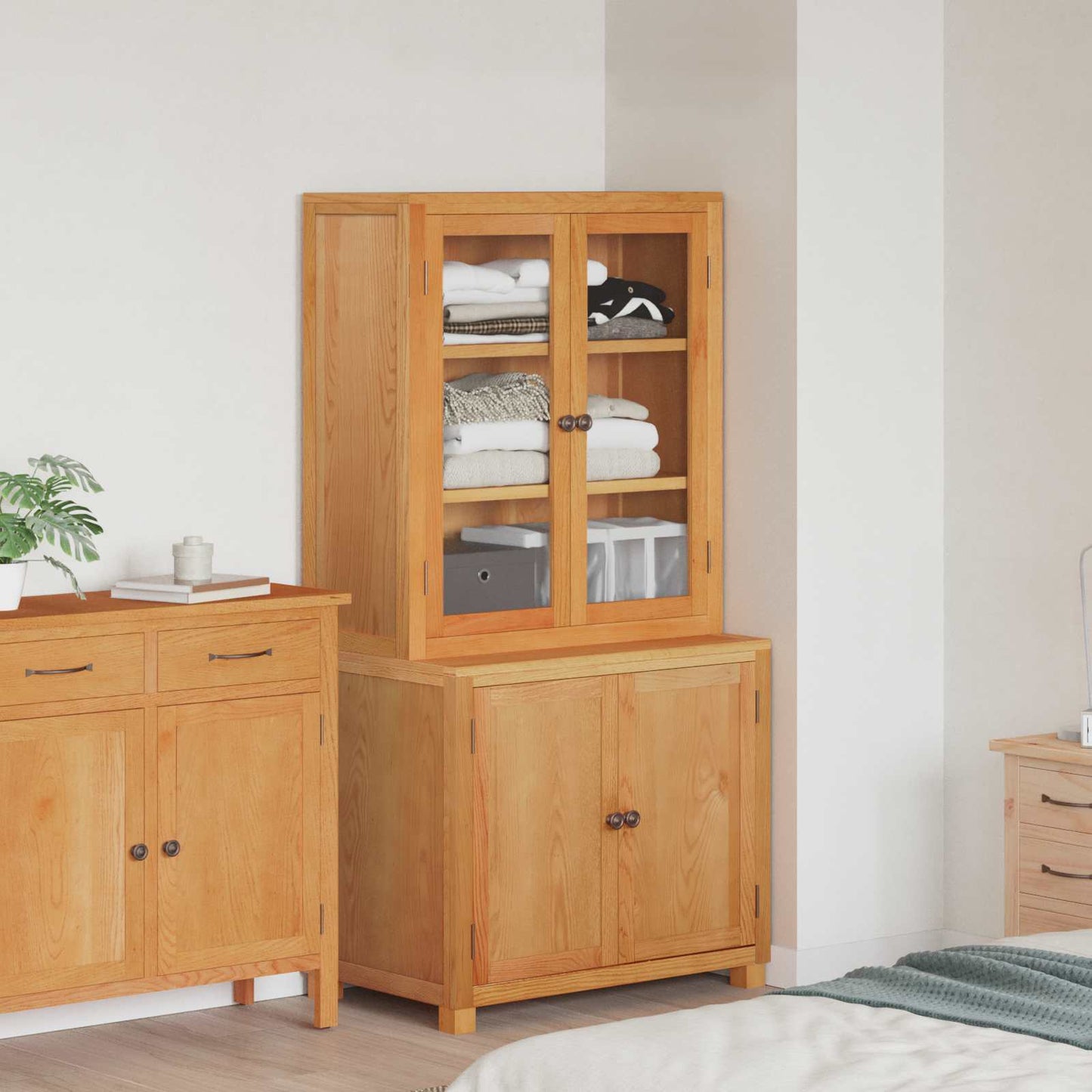 Set di Mobili per Magazzino 2 pz Marrone 80 x 50 x 160 cm