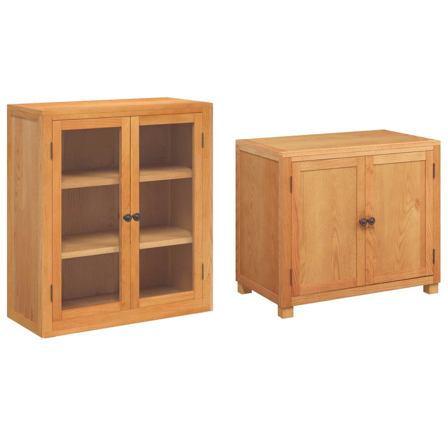 Set di Mobili per Magazzino 2 pz Marrone 80 x 50 x 160 cm