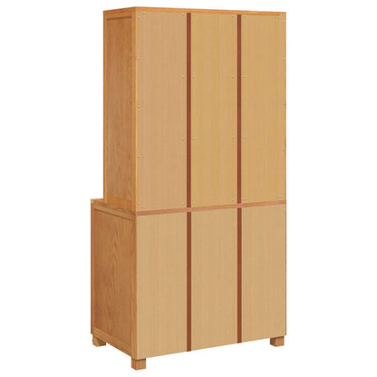 Set di Mobili per Magazzino 2 pz Marrone 80 x 50 x 160 cm