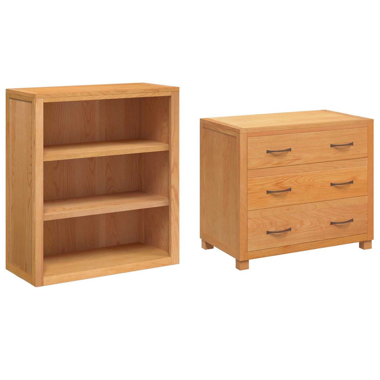Set di Mobili per Magazzino 2 pz Marrone 80 x 50 x 160 cm