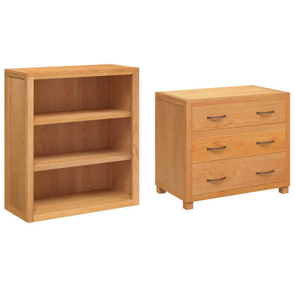 Set di Mobili per Magazzino 2 pz Marrone 80 x 50 x 160 cm
