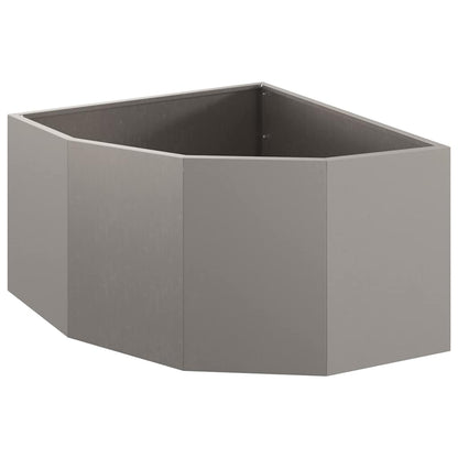 Vaso d'angolo Ruggine 60 x 60 x 35 cm acciaio corten