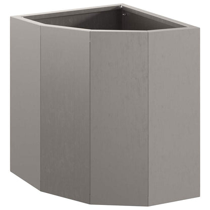 Vaso d'angolo Ruggine 30 x 30 x 35 cm acciaio corten
