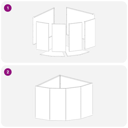 Vaso d'angolo Argento 60 x 60 x 50 cm Acciaio inox | homemem39