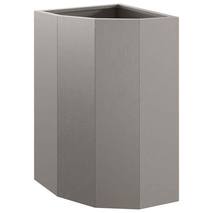 Vaso d'angolo Ruggine 30 x 30 x 50 cm acciaio corten