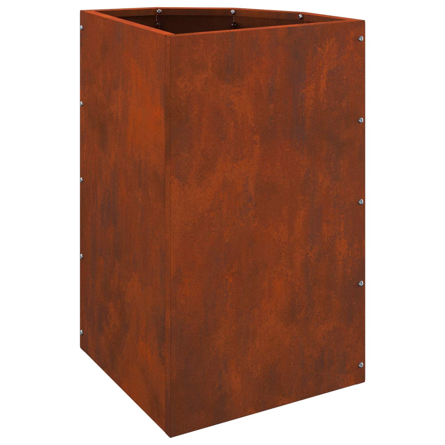 Vaso d'angolo Ruggine 30 x 30 x 50 cm acciaio corten | homemem39