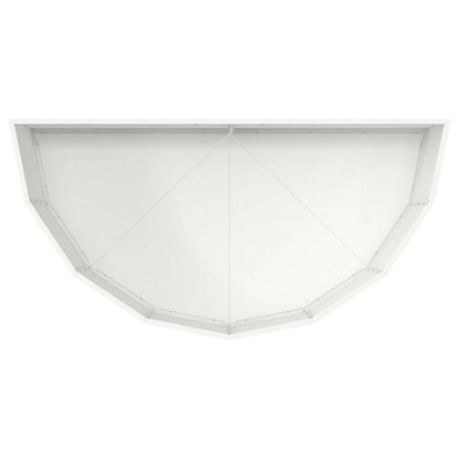 Fioriera Bianco 120 x 60 x 35 cm Acciaio