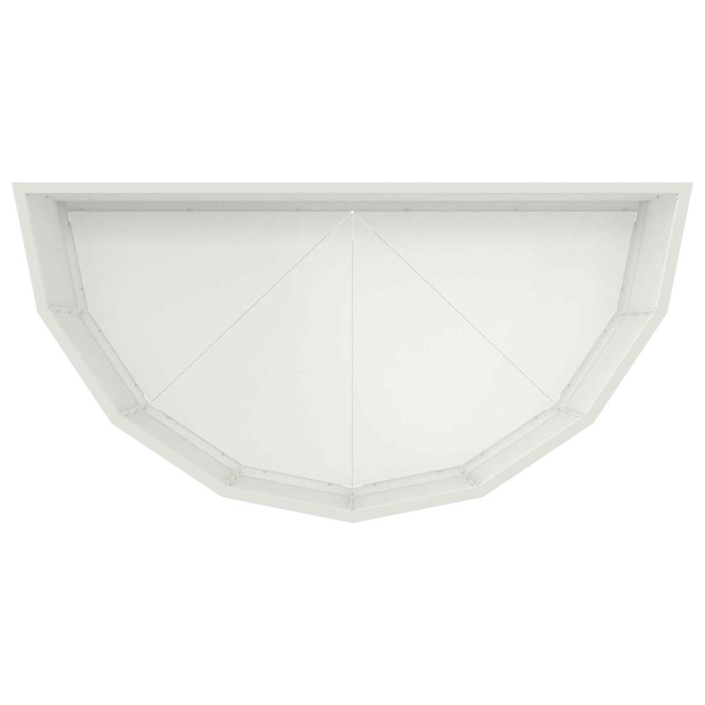 Fioriera Bianco 90 x 45 x 35 cm Acciaio