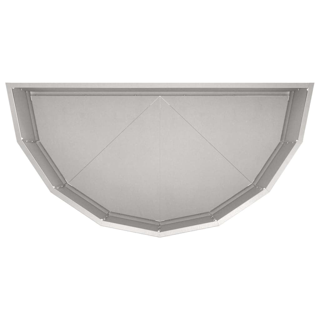 Fioriera Argento 90 x 45 x 35 cm Acciaio inossidabile